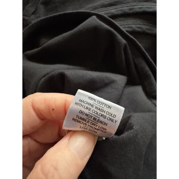 NWOT American Giant Muscle Tee Midi Midweight Cotton Dress Black Size Large - Picture 6 of 6